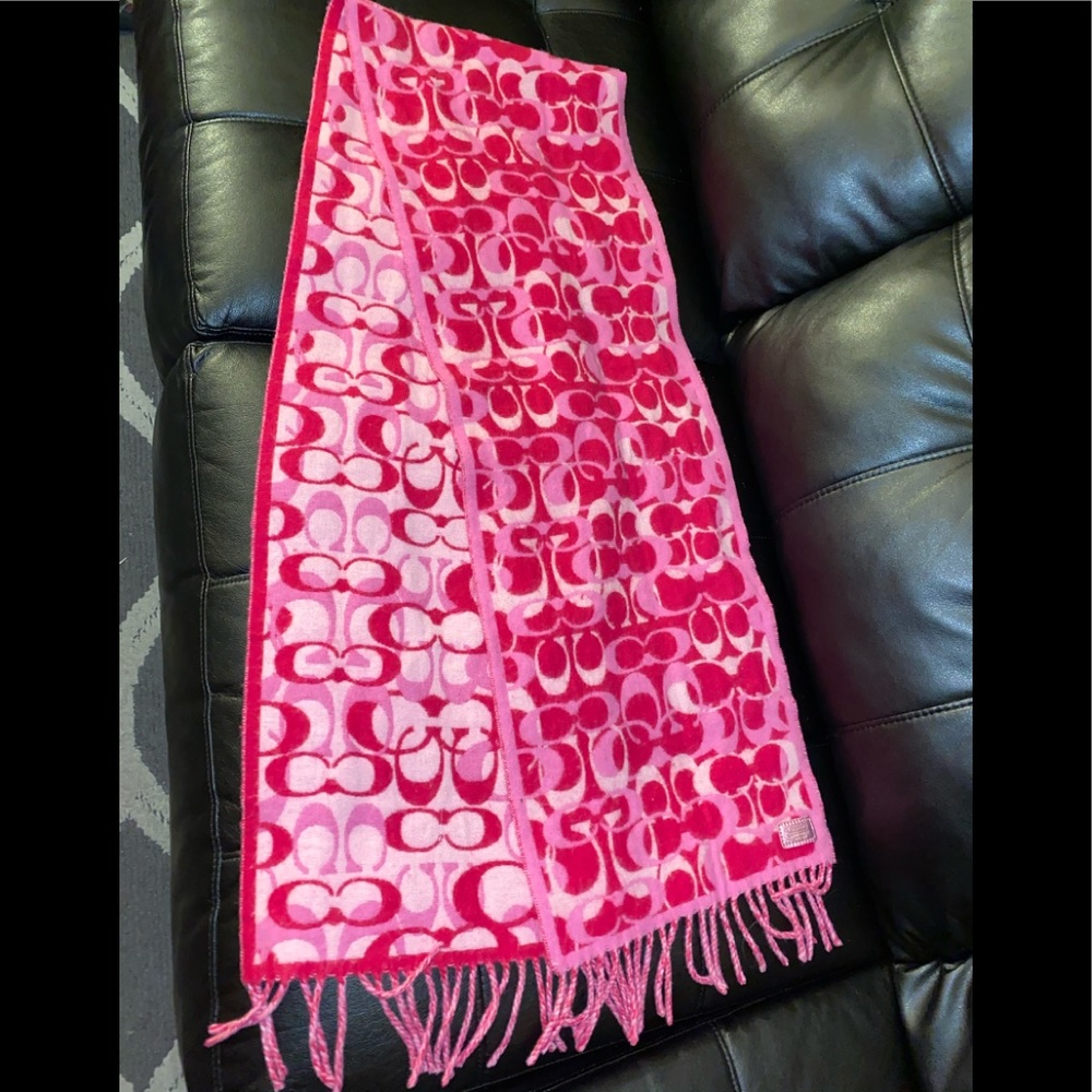 Coach Pink scarf
